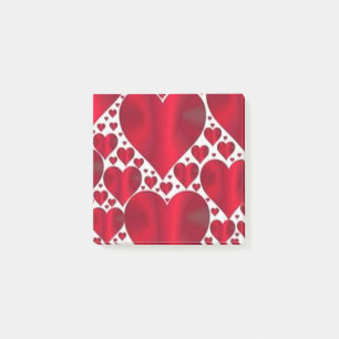 POST-IT® COEURS ROUGES POUR LA JOURNÉE DE VALENTINE