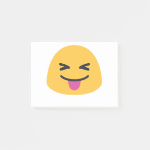 Post-it® Coincé la langue yeux fermés Emoji