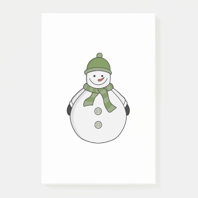 Post-it® Cold snowman (Devant)