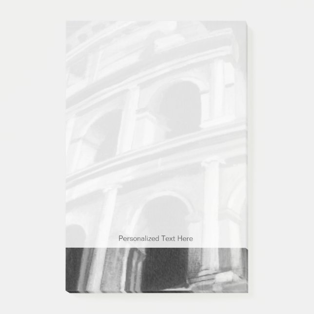 Post-it® Colisée romaine avec dessins architecturaux (Devant)