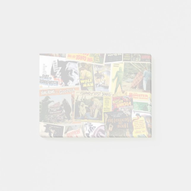 Post-it® Collage de film de monstre (Devant)