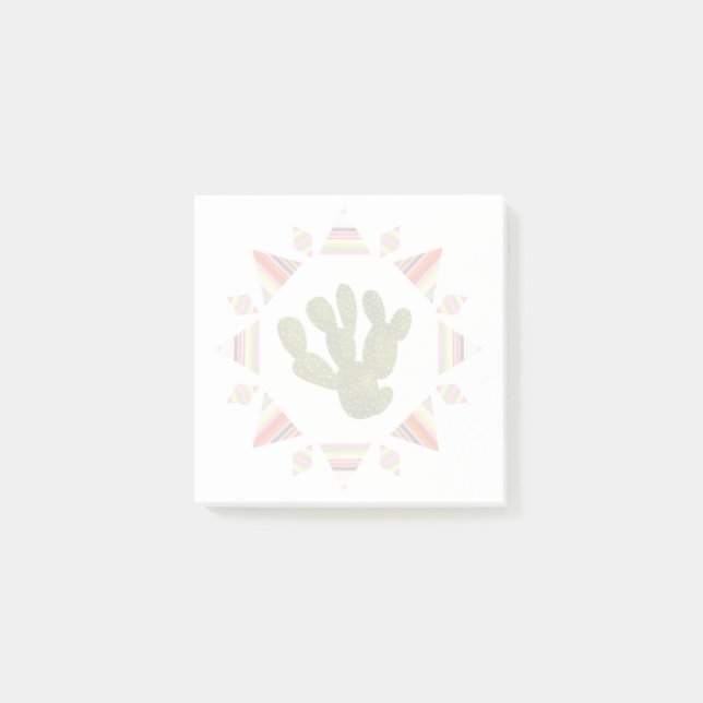 Post-it® Collection Llamarama | Cercle de cactus (Devant)