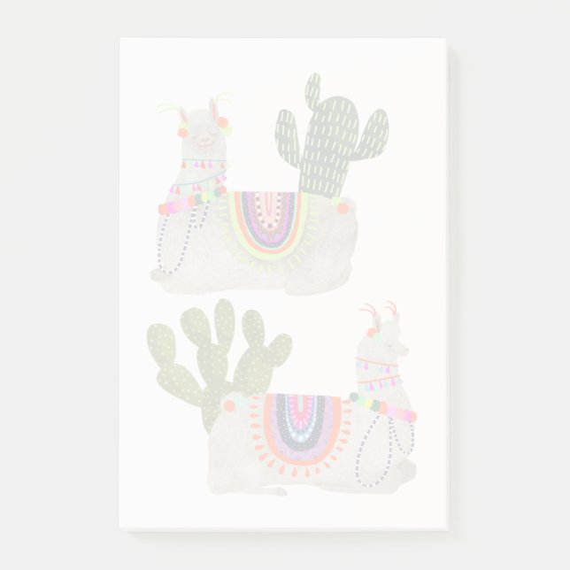 Post-it® Collection Llamarama| Llamas souriantes (Devant)