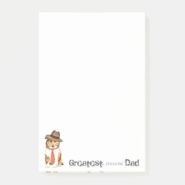 Post-it® Collie Papa (Devant)