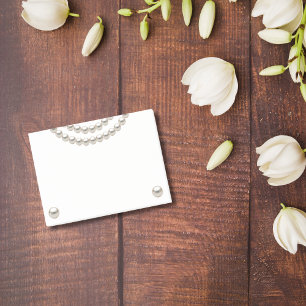 Post-it® Collier de perle élégant
