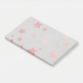 Post-it® Color Foil Stars (coral)