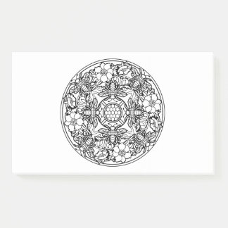 Post-it® Colorez votre propre conception animale de mandala
