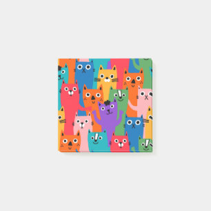 Post-it® Colorful cats