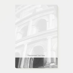 Post-it® Colosseum romain avec les dessins architecturaux