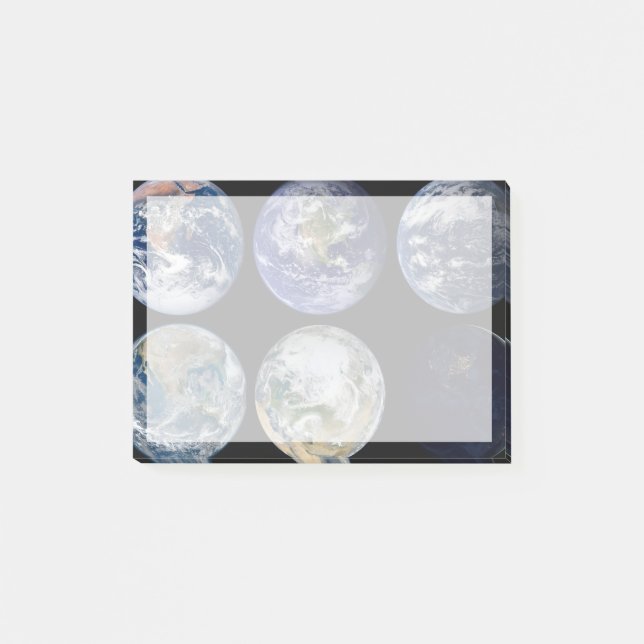 Post-it® Comparaison D'Image De Vues Iconiques De La Planèt (Devant)