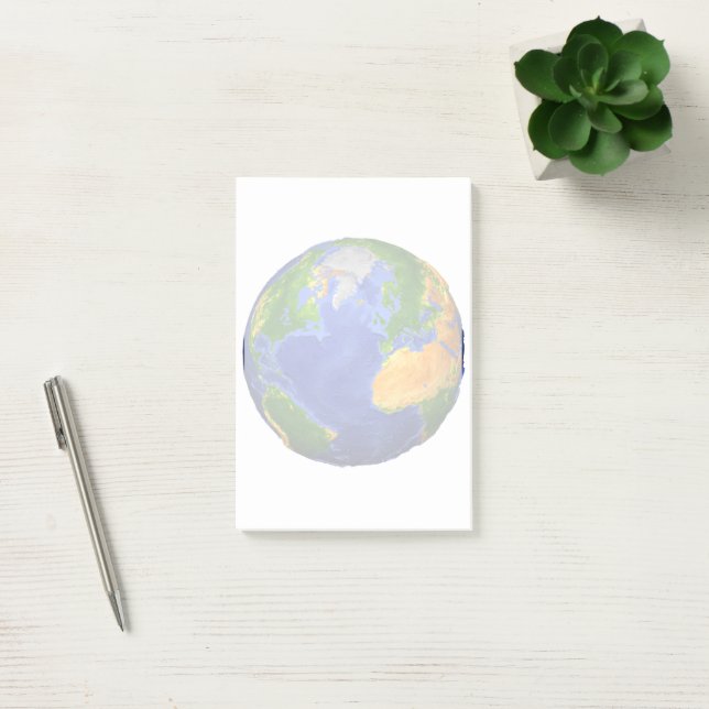Post-it® Complétez La Terre Avec Des Données Topographiques (Bureau)