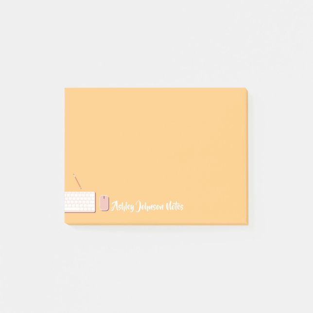 Post-it® Conception de clavier moderne personnalisée (Devant)