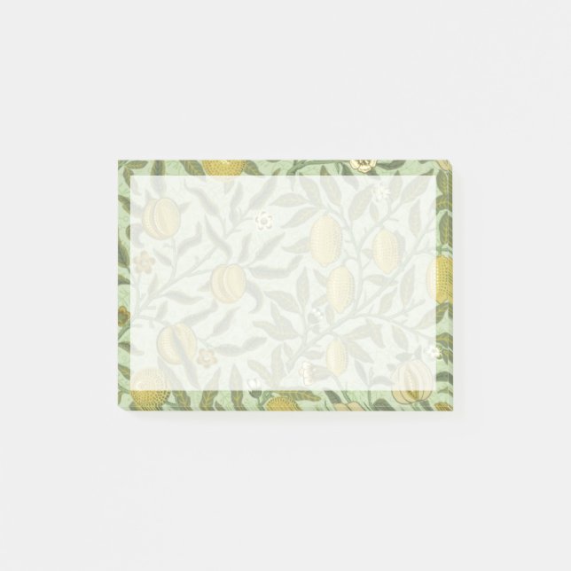 Post-it® Conception de fruit de grenade de William Morris (Devant)