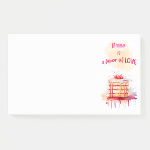 Post-it® Conception de gâteau sucré