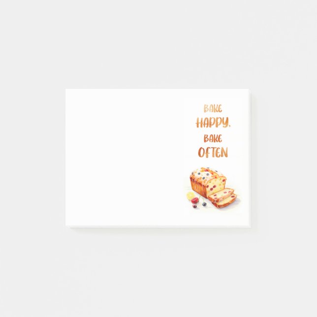 Post-it® Conception de gâteau sucré  (Devant)