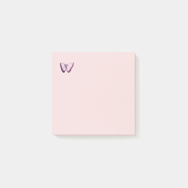 Post-it® Conception de papillon mou après-it Notes (Devant)