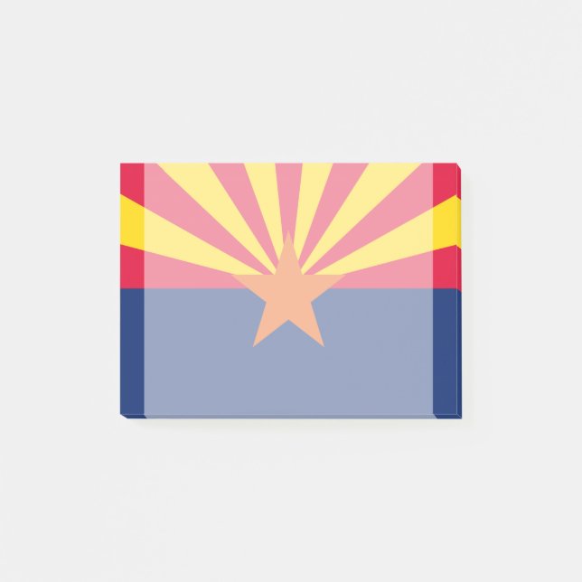 Post-it® Conception du drapeau de l'État de l'Arizona (Devant)