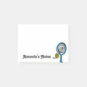 Post-it® Conception personnalisée de raquettes de tennis