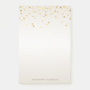 Post-it® Confettis dorés personnalisés pour fille moderne