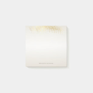 Post-it® Confettis dorés personnalisés pour fille moderne