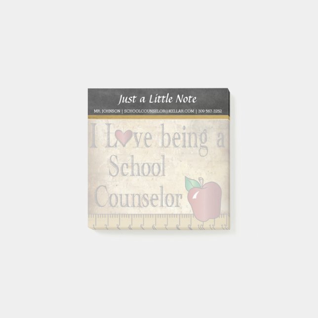 Post-it® Conseiller scolaire | Style Vintage (Devant)