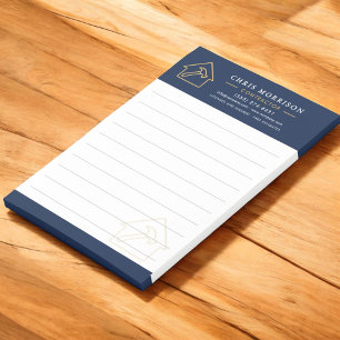 Post-it® Construction bâtiment Marine Blue Gold
