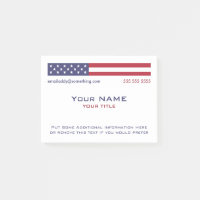 Contact personnalisé American Flag