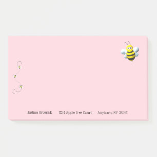 Post-it® Cool Abeille Avec Texte Personnalisé