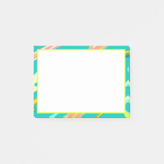 Post-it® Cool Aqua Abstrait style liquide peinture moderne