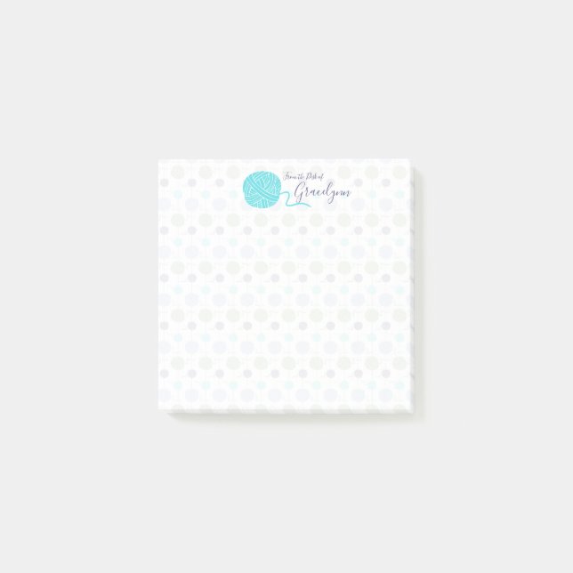 Post-it® Cool Couleurs Yarn Ball String Motif (Devant)