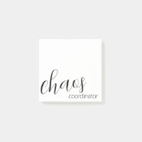 Coordinateur Chaos Script noir moderne
