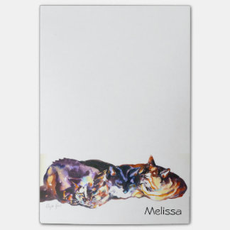 Post-it® Copie "de trio faisant une sieste de chat"