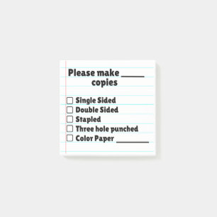 Post-it® Copies de l'enseignant Note collante