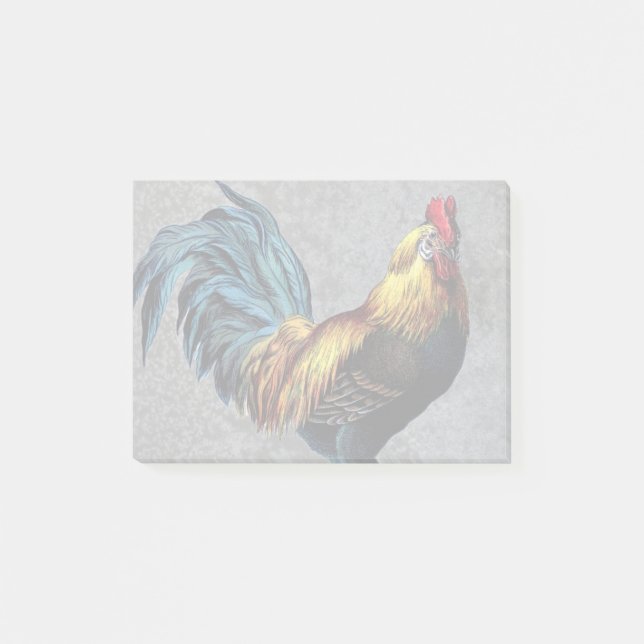 Post-it® Coq Bantam coloré (Devant)