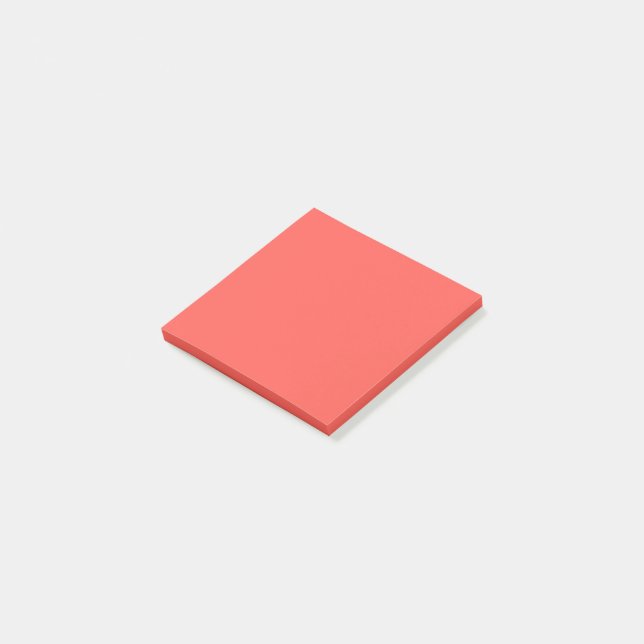 Post-it®  Corail (couleur solide)  (Incliné)