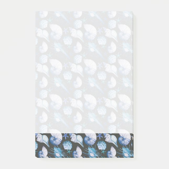 Post-it® Coraux avec le motif de coquilles (Devant)