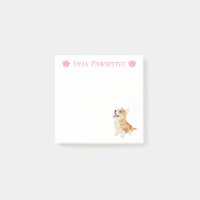 Corgi Chien Chien Chien Chien Positif Attitude Mot