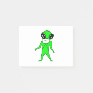 Post-it® coronavirus halloween masque visage alien