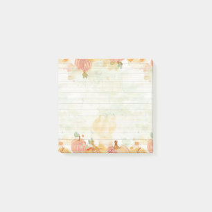 Post-it® Correctif Citrouille aquarelle