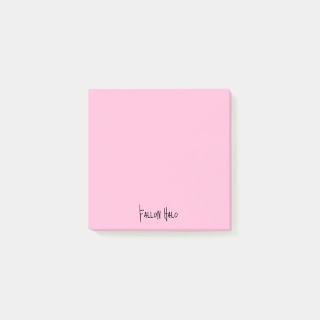 Post-it® Cotton Candy Professional Minimaliste noir Script (Devant)