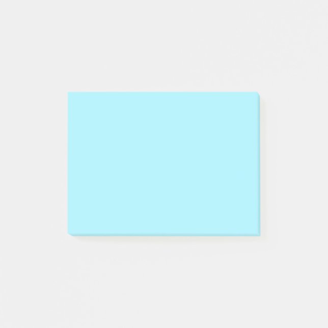 Post-it® Couleur bleu néon (Devant)