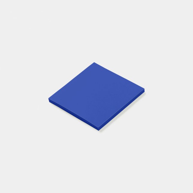 Post-it® Couleur bleu uni | Hex# 00239C (Incliné)