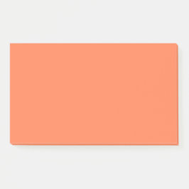 Post-it® Couleur solide de corail néon | Classique | Élégan