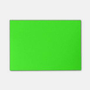 Post-it® Couleur solide de qualité supérieure néon vert