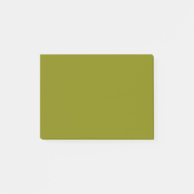 Post-it® Couleur solide d'olive (Devant)