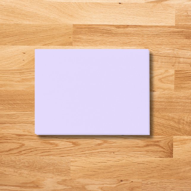 Post-it® Couleur solide Lavande pâle (Créateur téléchargé)