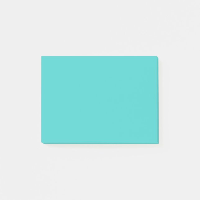 Post-it® Couleur solide turquoise moyenne (Devant)