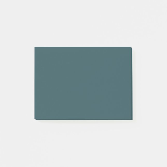 Post-it® Couleur solide Turquoise profonde (Devant)