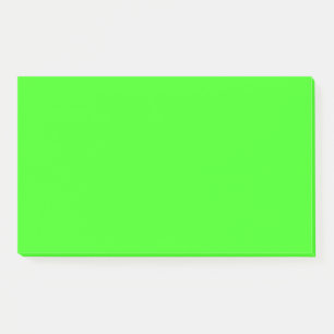 Post-it® Couleur solide verte néon
