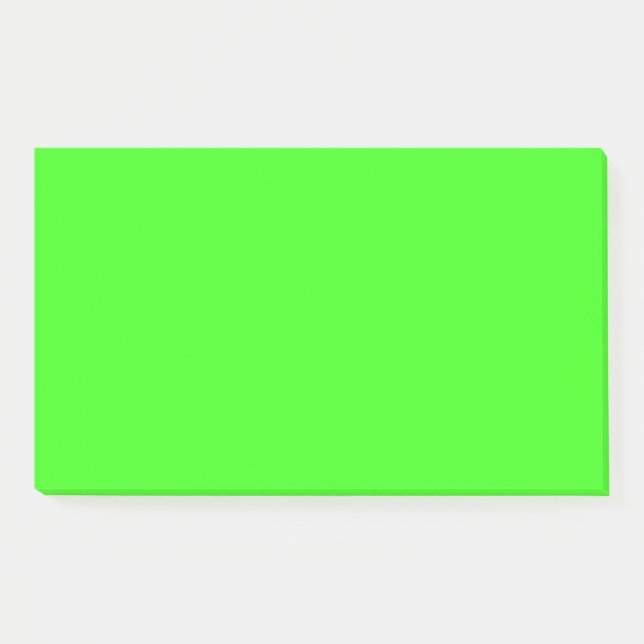 Post-it® Couleur solide verte néon (Devant)